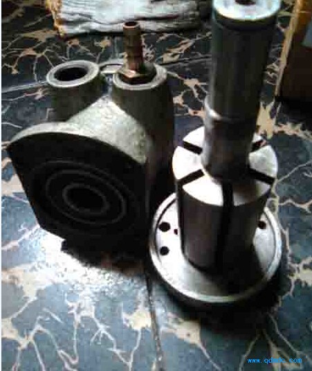 拆解后的气动马达